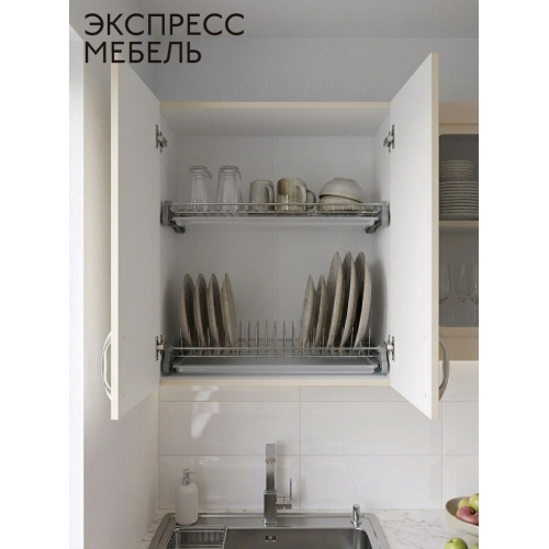 Кухня Аврора - цвет фасада крем