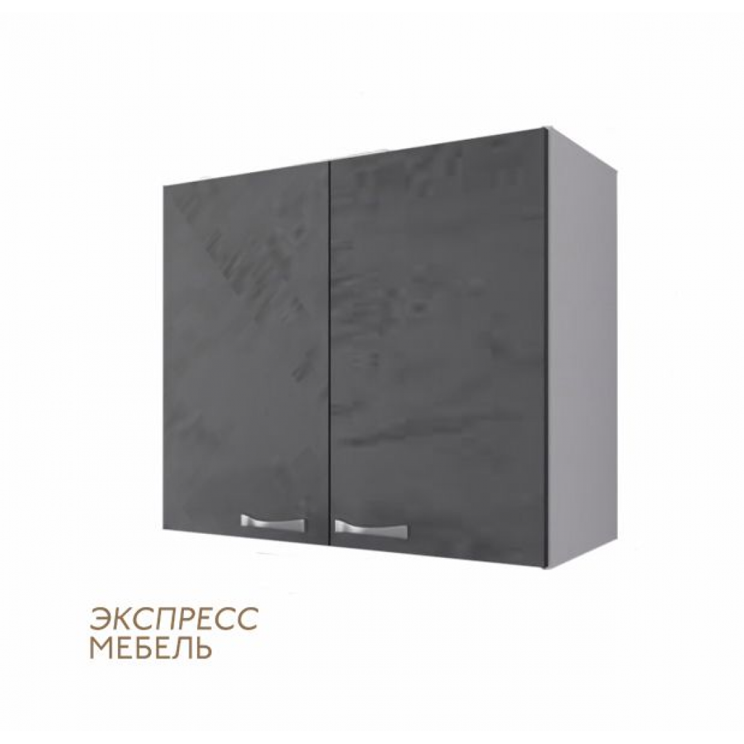 Кухонный модуль верхний- цвет фасада графит софт. Ширина 70см.В2д700.№40